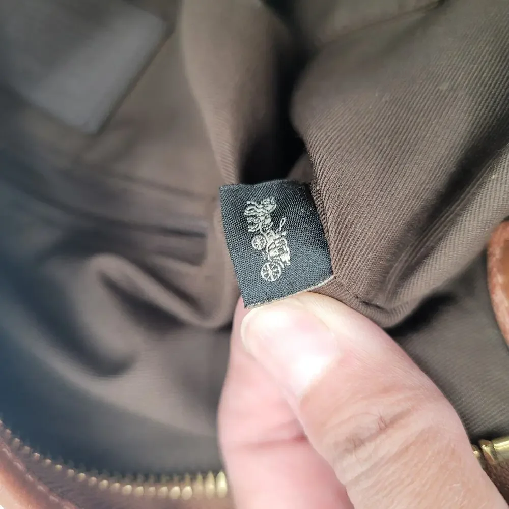 Coach Factory Val Duffle‎ Bag In Signature Canvas Shoulder Bag